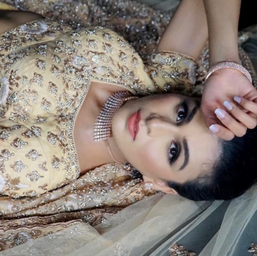 Non-Bridal Glam Look